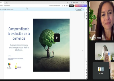 Comprendiendo la evolución de la demencia. Reconociendo los síntomas y emociones para cuidar desde la adaptación.